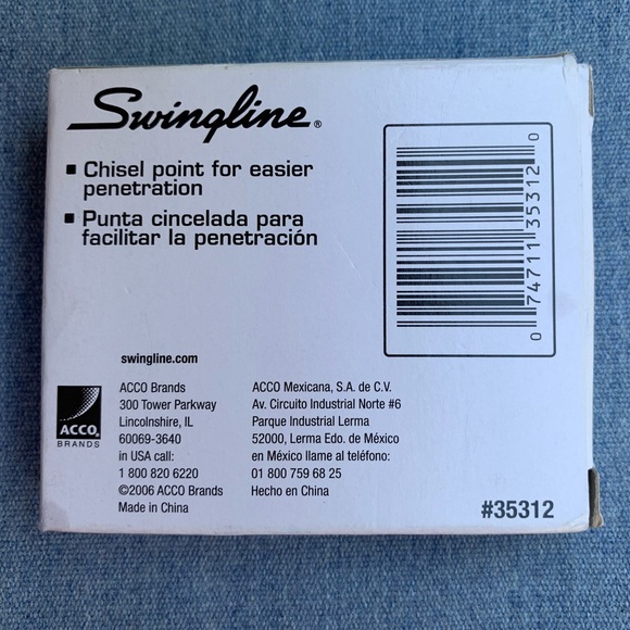 Swingline Staples, Heavy Duty, 1/2" Length - Picture 3 of 5